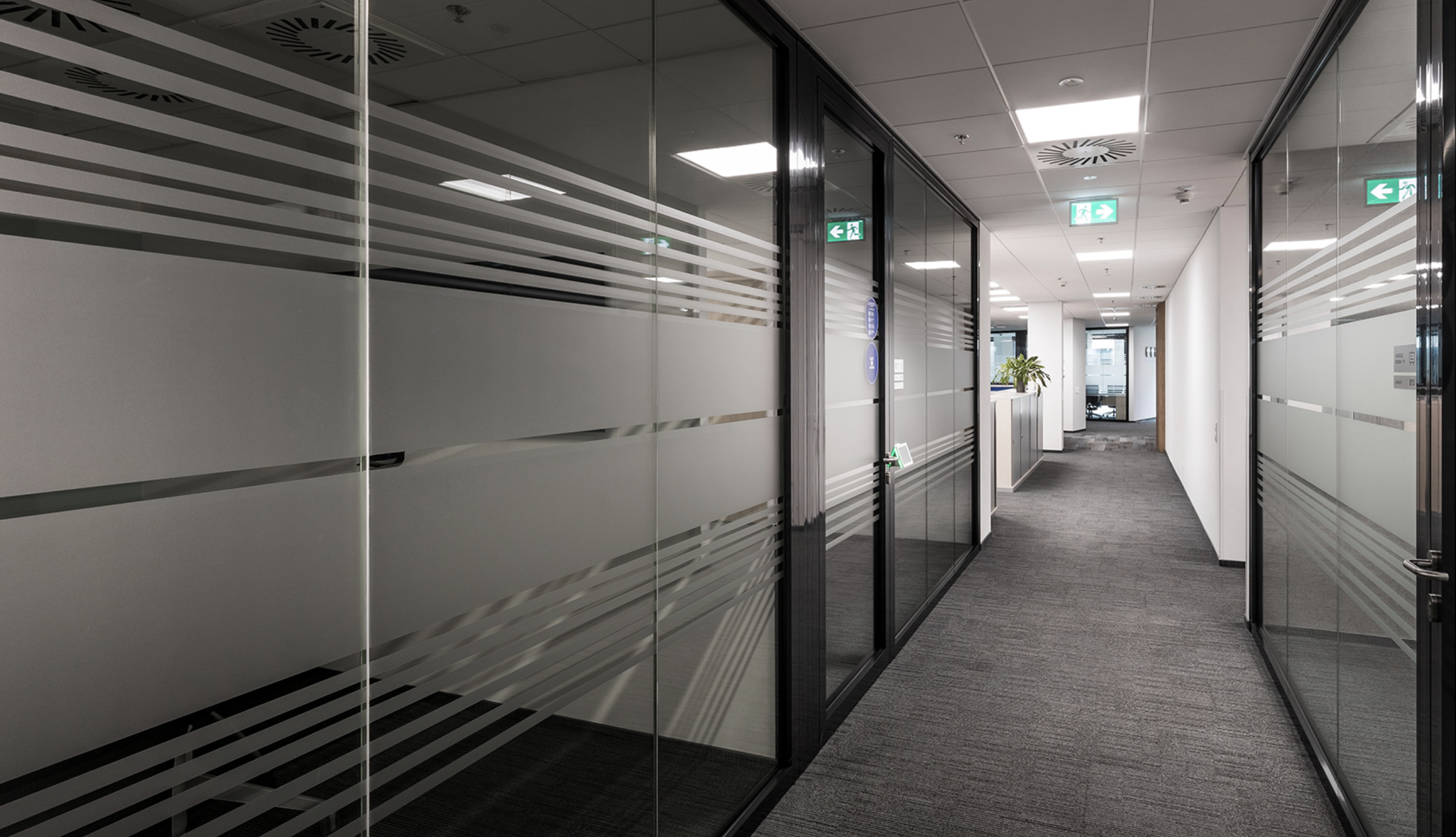 Fire-resistant Glass Partitions